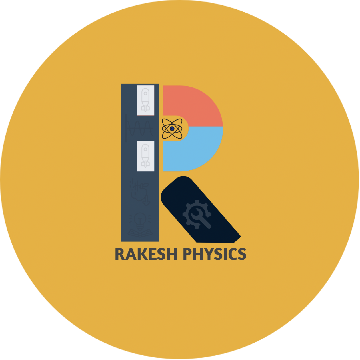 Rakesh Physics Logo